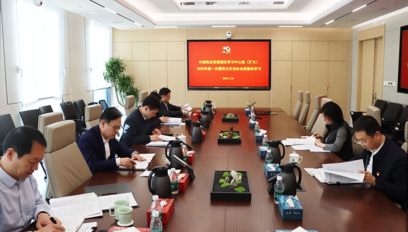 中国纸业党委理论学习中心组开展2024年度党员领导干部民主生活会会前集中学习