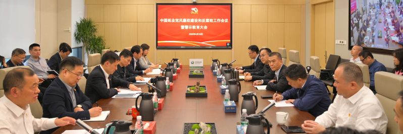 中国纸业党委召开2025年党风廉政建设和反腐败工作会议暨警示教育大会